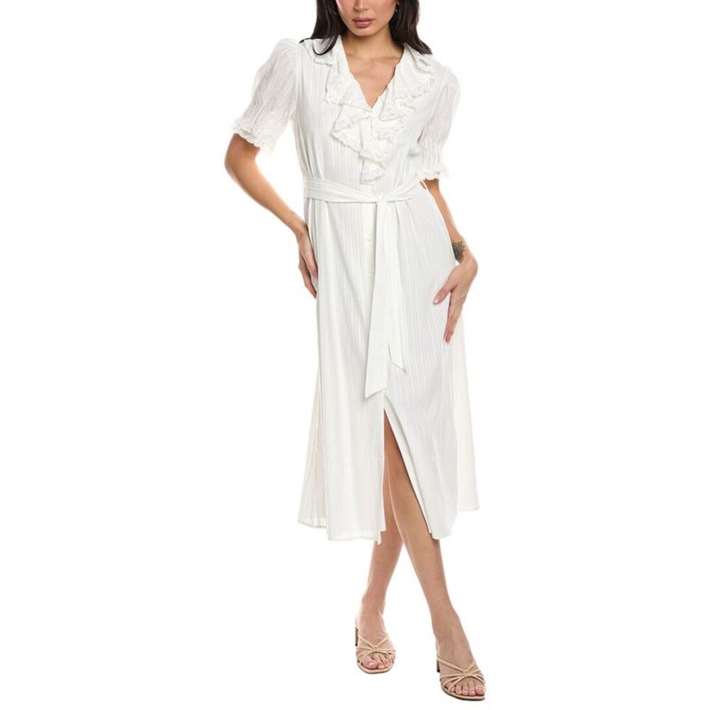Seraphina Womens  Midi Dress, Ivory